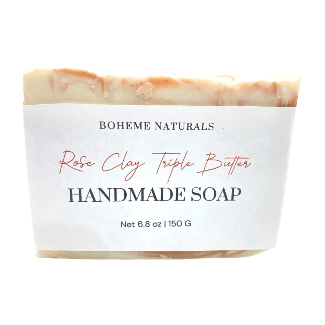 Rose Clay Triple Butter Soap
