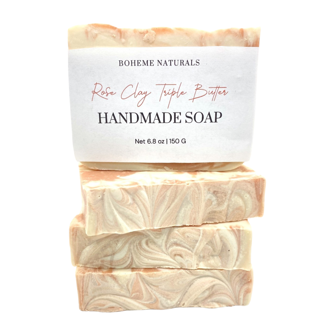 Rose Clay Triple Butter Soap