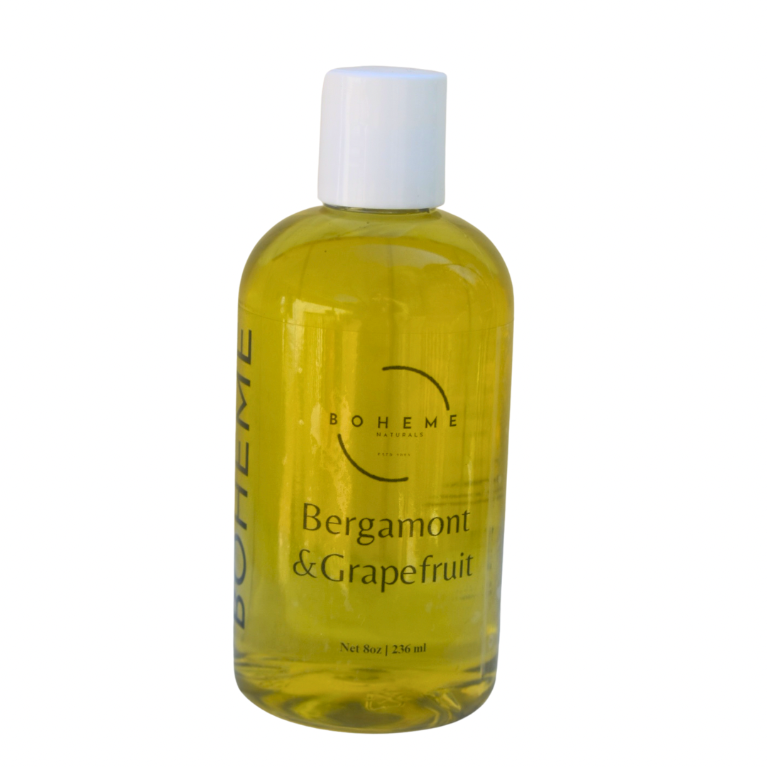 8 OZ Bergamont & Grapefruit Body oil