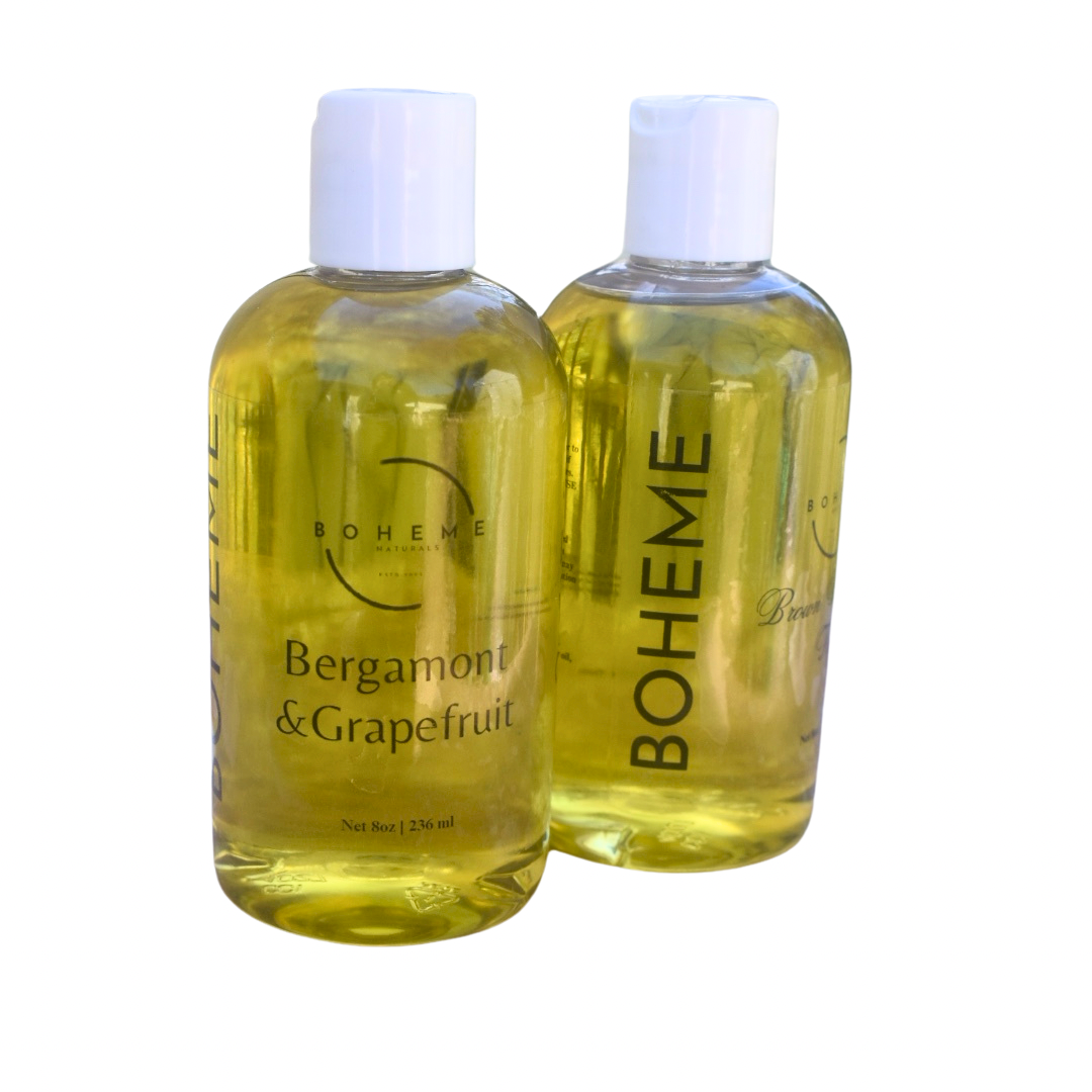 8 OZ Bergamont & Grapefruit Body oil